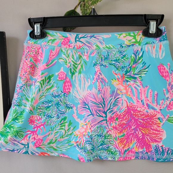 Lilly Pulitzer Other - Lilly Pulitzer Luxletic UPF 50+‎ Aila Mini Skort L 8-10